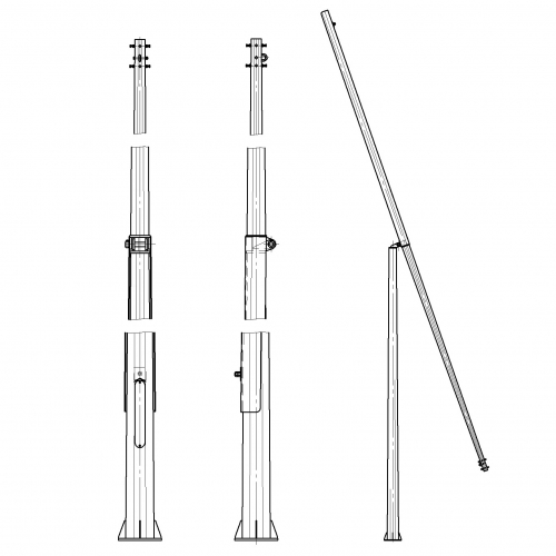 Опора освещения ОГККЗН-6,0