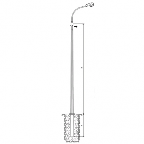 Опора МКС-10Ф-2,5